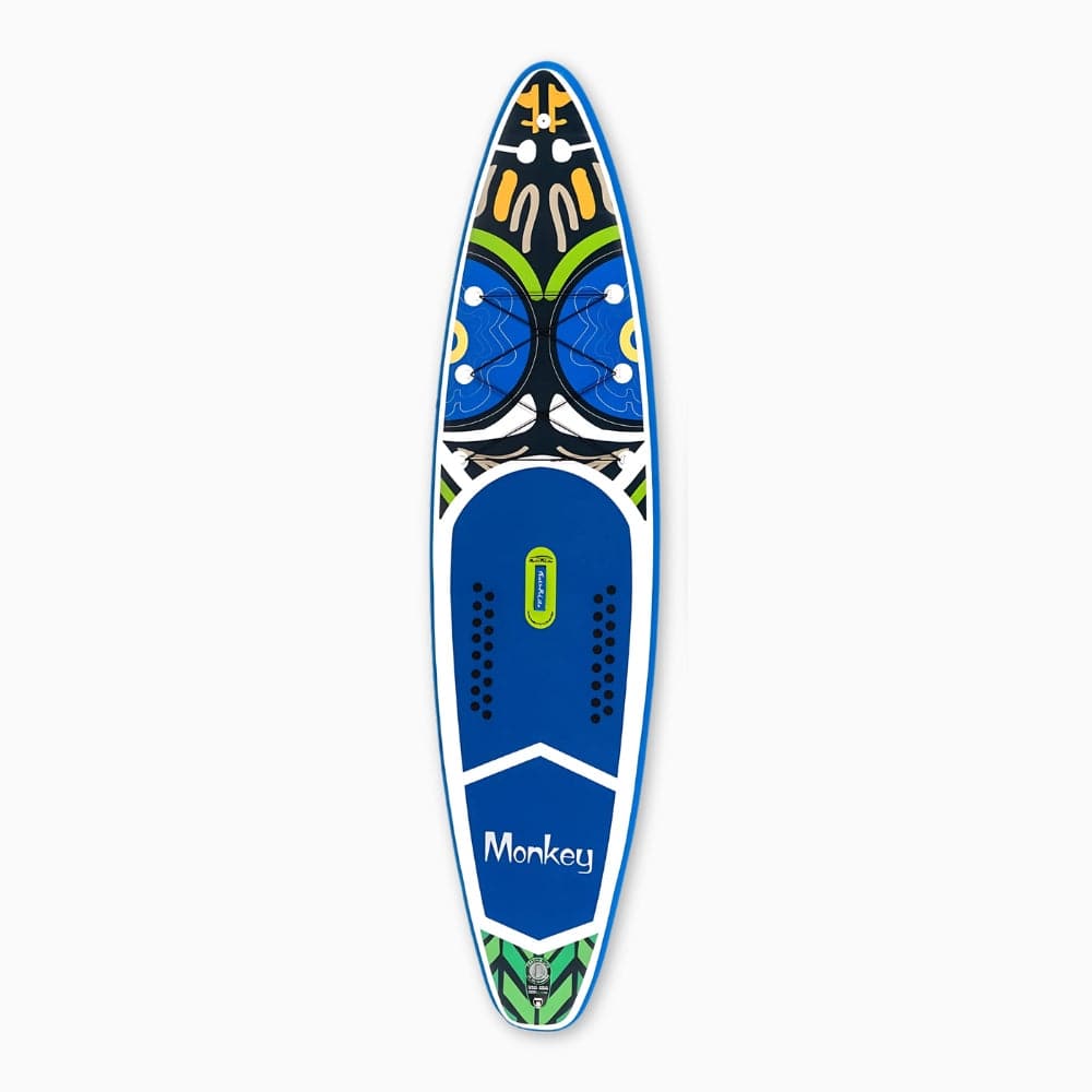 Paddle Gonflable Bleu Foncé – Kit Complet de Stand Up Paddle (350 cm x 84 cm x 15 cm) jusqu'à 2 personnes (Max 180kg.)