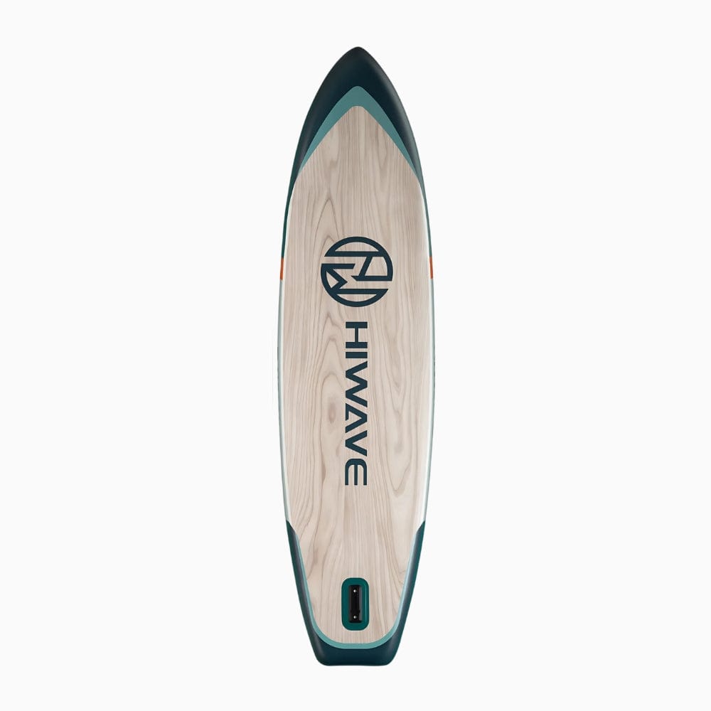 Paddle Gonflable Bois clair – Kit Complet de Stand Up Paddle avec support caméra (335 cm x 86 cm x 15 cm) jusqu'à 2 personnes (Max 175kg.)