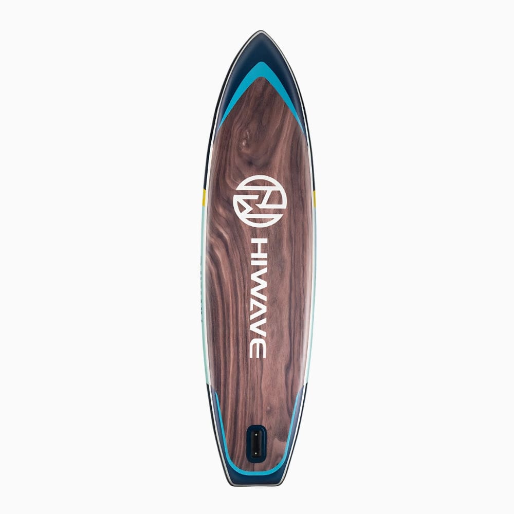 Paddle Gonflable Bois Foncé– Kit Complet de Stand Up Paddle avec support caméra (335 cm x 86 cm x 15 cm) jusqu'à 2 personnes (Max 175kg.)